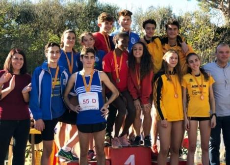 Medalla de Bronce Campeonato Cataluña de Cross por equipos